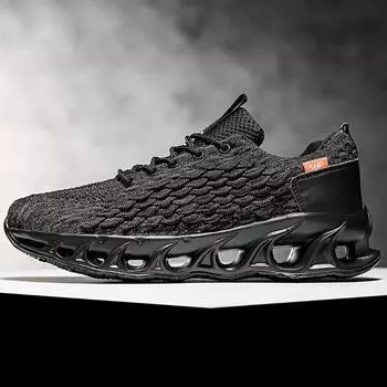 Zapatillas легкие мягкие мужские кроссовки дышащие летающие тканые кожаные комбинированные кроссовки повседневная мужская спортивная обувь 42 красный