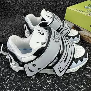 Zapatillas Обувь для женщин Платформа Женская спортивная обувь Осень Новая роскошная повседневная обувь Трендовая обувь для скейтбординга Вулканизированная обувь Zapatillas 36 черный белый