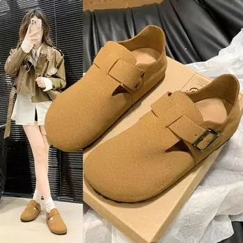 Туфли Zapatillas на платформе в стиле ретро для женщин 2024 года, новые повседневные туфли с круглым носком, удобные туфли на плоской подошве, роскошные женские кроссовки, мокасины 35 бежевый
