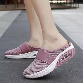 Zapatos antideslizantes повседневные винтажные женщины, сандалии Transpirables с диабетической кожей, zapatos повседневные женщины на платформе 35 серый