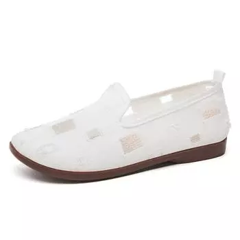 Zapatos De Mujer Summer Fashion Women Comfortable Slip on Platform Shoes Casual Shoes for Women Non-slip Flats Loafers 36