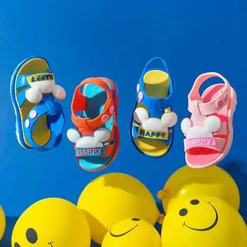 Zapatos Nia Kid Sandals Off Season Cost Performance Baby Walking Shoes Soft Soled Girl Sandals Non Slip Shoes for Boy Sandalias 21-insole13cm розовый