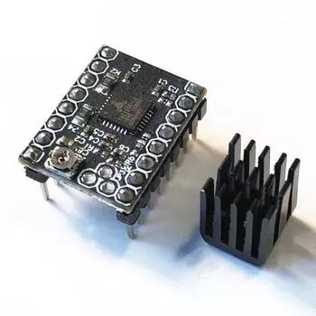 Запчасти для 3D-принтера Stepstick TMC2208 Драйвер шагового двигателя Супер бесшумный с радиаторами Замена TMC2100