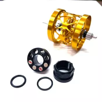 Запчасти для катушки с приманкой Tough Light Spool Mag Brake System Set для серии BC52 ORANGE GOLD TRY-ANGLE &