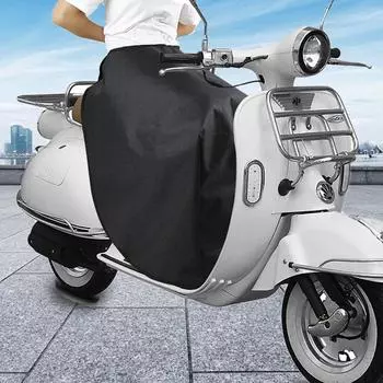 Запчасти для мотоциклов, чехол для ног для Honda Vespa Razor Yamaha, скутеры, коленное одеяло, защита от дождя, ветра и холода, водонепроницаемая зима чёрный
