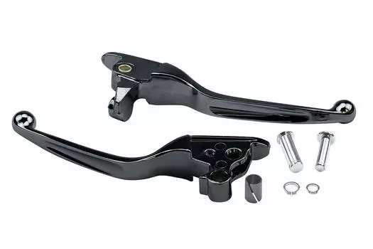 Запчасти для мотоциклов Kijima, тонкий рычаг, литой алюминий, черный, для моделей Harley Touring ( 08- 16) HD-04353 чёрный