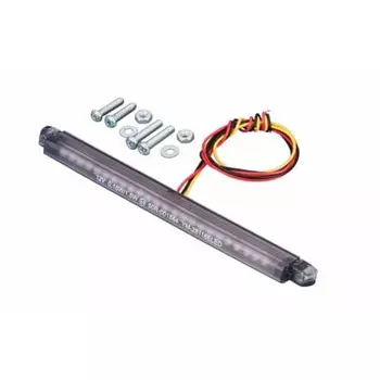 Запчасти для мотоциклов Kijima Задний фонарь Тонкий линейный тип Двойной светодиод Общая длина 130 мм Цвет: Дым 218-3150