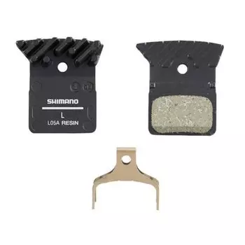 Запчасти для ремонта дисковых тормозных колодок SHIMANO, смола с ребрами, 1 пара EBPL05ARFA L05A-RF