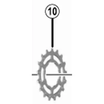 Запчасти для ремонта SHIMANO 17T Gear C Y1PJ17200 (для 12-25т) CS-5800