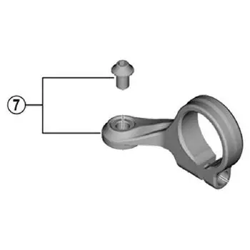 Запчасти для ремонта SHIMANO, кронштейн Y0GV98040 (Правильно) SL-M7100