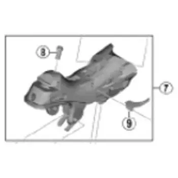 Запчасти для ремонта SHIMANO кронштейн Y8ZG98070 (Правильно) ST-R7000