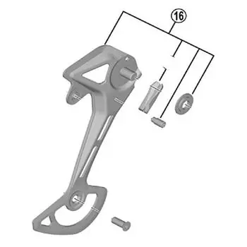 Запчасти для ремонта SHIMANO Внешняя пластина Y3FY98050 (SGS) РД-М7100