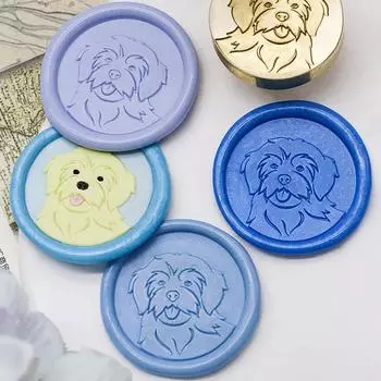 Запечатанные печати Животное Печать Собака и кошка Восковая печать Конверт Запечатанный Поздравительная открытка Подарки Свадебные приглашения Украшения