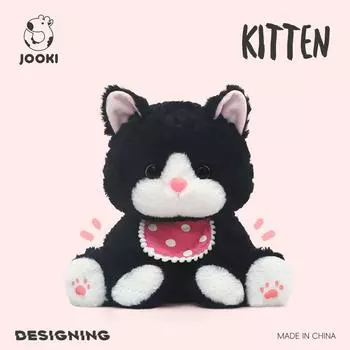 Очаровательный плюшевый котенок - мягкая игрушка, которую приятно обнимать, для снятия тревожности, лучший подарок на ночь для девочек 24CM