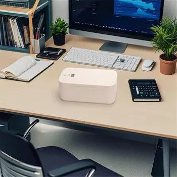 Запираемый ящик для хранения, большая вместимость, простая установка, многоцелевой мини-органайзер для таблеток бежевый