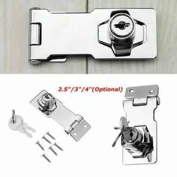 Запирающий замок Навесной замок Скоба для замка с ключами Навесной замок Шкаф для сарая Гараж Замок для ящика Шкаф Замок безопасности Оборудование для дома