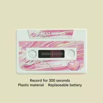 Запись голосовой открытки Поздравительная открытка Записываемая 300 секунд DIY Запись Музыкальная открытка День святого Валентина Годовщина День рождения Подарок