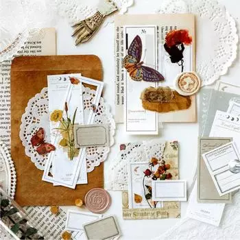 Записки и серия «Слушайте ветер», простой ретро-справочник, блокнот с сообщениями, нижние 6 моделей A разноцветный