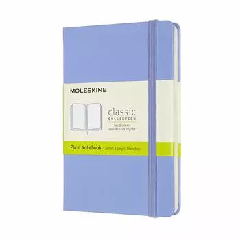 Записная книжка Moleskine Note Classic в твердом переплете, простой карманный размер 9 см x высота, цвет Hydrage Blue QP012B42 (Ширина 14см)