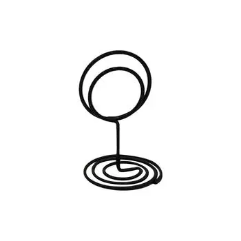 Записная книжка. Настольный зажим для визиток. Клип с любовным посланием. Творческий клип One Size чёрный