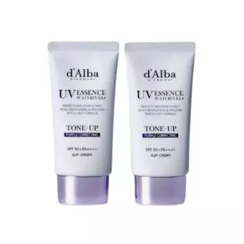 Запланирован дуэт солнцезащитных кремов Dalba Waterful Purple Tone-Up (50 мл + 50 мл)