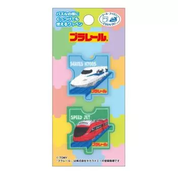 Заплатка Pioneer Plarail Shinkansen N700S Speed Jet из 2 частей, высота 37 мм x ширина 37 мм, двойного назначения, уплотнитель/железо TOM650-TOM58