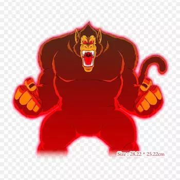 Заплатки для сумки для одежды, термонаклейки с утюгом на термонаклейке Goku Gt от Alexiscabo1 на Deviantart, с узором Goku Vegeta, моющиеся, теплопередача