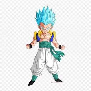 Заплатки для сумки для одежды, термонаклейки с утюгом на термонаклейках Dragon Ball Gotenks Goten Dragon Ball, моющиеся теплопередачи