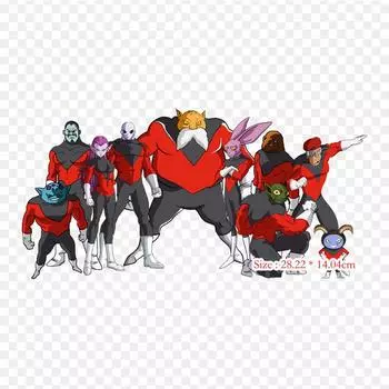 Заплатки для сумки для одежды, термонаклейки с утюгом на термонаклейках Las Tropas Del Orgullo Goku Vegeta, моющиеся теплопередачи