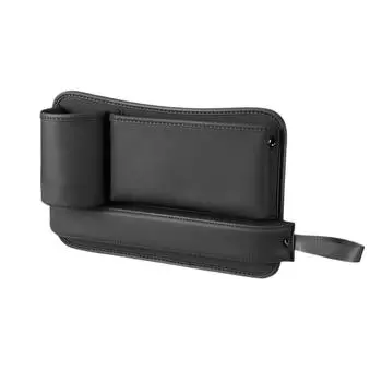 Заполнитель щелей в автомобильном сиденье с подстаканником Ящик для хранения в щелях сиденья Детали салона автомобиля A бежевый