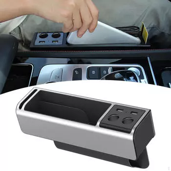 Заполнитель щелей в боковых сиденьях автомобиля, прочный, устойчивый к царапинам органайзер спереди argent