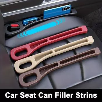 Заполнитель зазоров в автомобильном сиденье Заглушка для бокового шва Стайлинговая герметичная заполнительная полоса для сиденья Портативная внутренняя отделка Автомобильные аксессуары чёрный