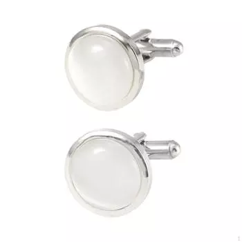 Запонки для мужчин, запонки для рубашек, пуговицы, платье, выпускной, белый