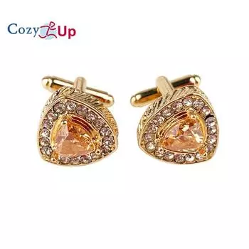 Запонки для мужчин, запонки с кристаллами для жениха, мужа, индивидуальный подарок, официальные свадебные запонки