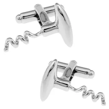 Запонки для открывалки для вина запонки запонки n01795 серебряный