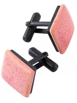 Запонки керамические запонки сделаны в Японии Mino Ware латунь подарочные аллигатор стиль [Tabarat] мужские Tps-141-sakura (сакура)