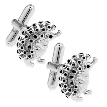 запонки ёжик запонки запонки запонки n02188 серебряный