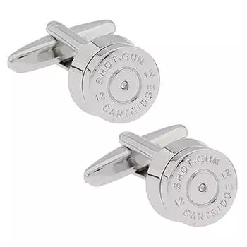 Запонки патронные пули запонки запонки n02251 серебряный