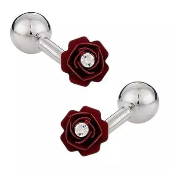 запонки розовые запонки запонки n00598 красный