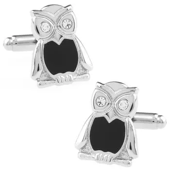 Запонки сова запонки запонки n00805 чёрный