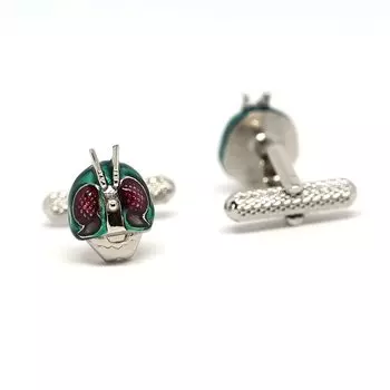 Запонки Swank KAMEN Kamen Rider Mask, серебристые RIDERSWANK KR-2021-CB01 серебряный