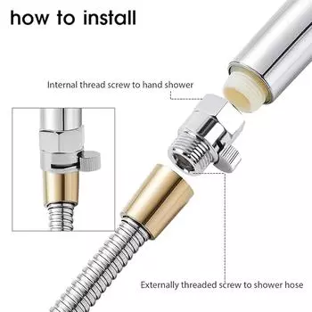 Запорные клапаны для душевой лейки, сменная деталь, металлические клапаны для душа на 1/2 дюйма, угловые клапаны для душа, водоотводные клапаны, прочные синий