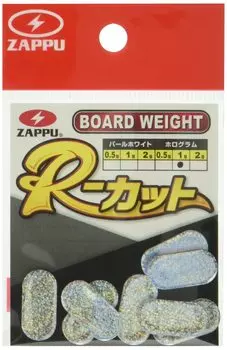 Zappu ZBWPW10 Board Weight R Cut 1.0g-Pearl White