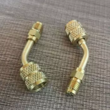 Заправка хладагента для клапана 1/4“ Адаптер безопасности хладагента для кондиционера золотой