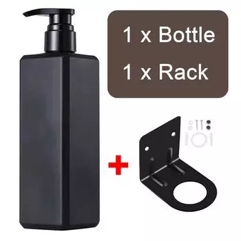 Заправляемый шампунь-кондиционер с держателем для рук и посуды, дозатор для мыла, бутылка для кухни и ванной комнаты style 1