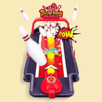 Запуск мини-игрушки для боулинга настольный набор устойчивая декоративная классическая интеллектуальная игра