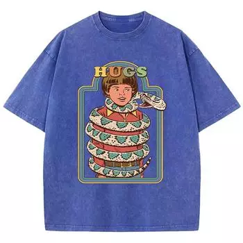 Запутанные змеи принт женские футболки хип-хоп дышащая стираная футболка уличная летняя новая одежда повседневные универсальные футболки S