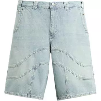 Zara Comfortable Simple Versatile Loose Casual Shorts Men shorts Blue 6688407-406 L