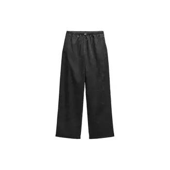 ZARA Elastic Versatile Mid-Rise Straight Casual Pants Women bottoms Gray 8372023-922 M