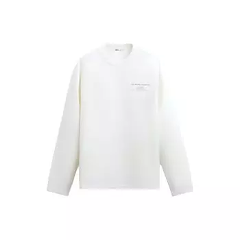 Zara Loose Fit Color Block Printed Sweatshirt Men tops Faded-White 4442355-251 M